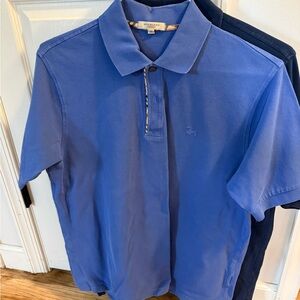 Burberry Royal Blue Polo Shirt for Men